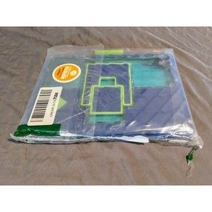 NEW! Gumdrop DropTech Rugged iPad Case Blue and Lime Green Kickstand